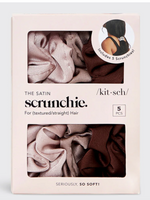 Assorted Scrunchies 5pc- Cameo