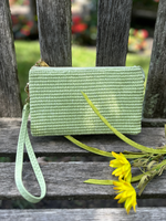 Riley Straw Crossbody/Wristlet