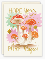 Mushrooms Birthday Card