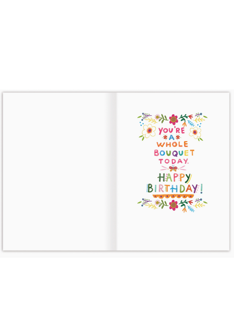 Born To Bloom Birthday Card