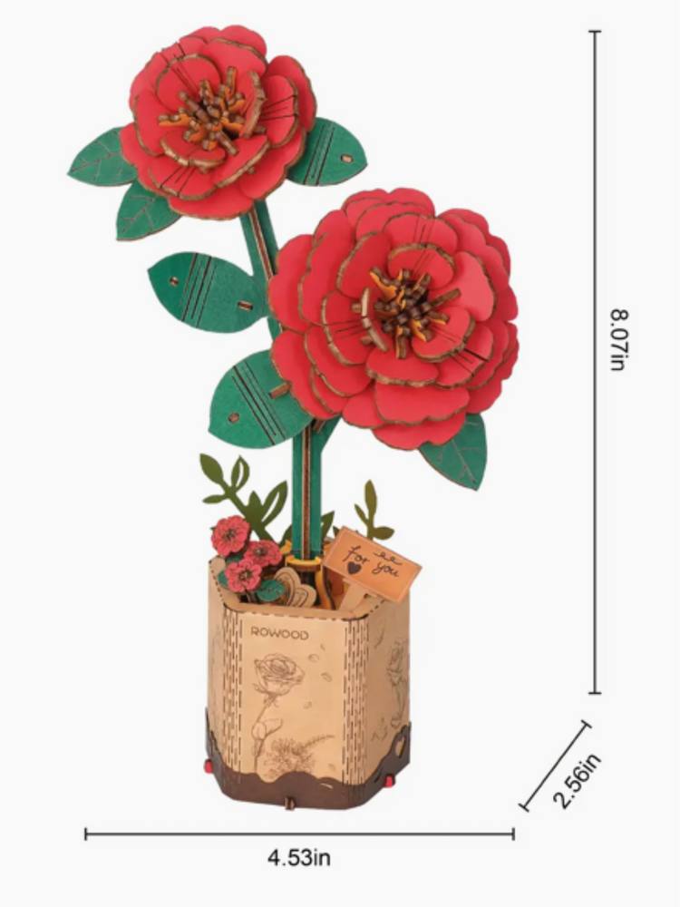 3D Wooden Flower Puzzle