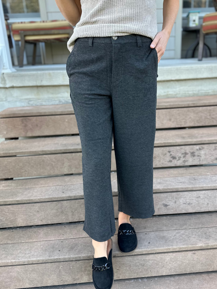 The Sylvie Pants in Black Heather