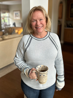 Raglan Sweater Top in Ice Blue