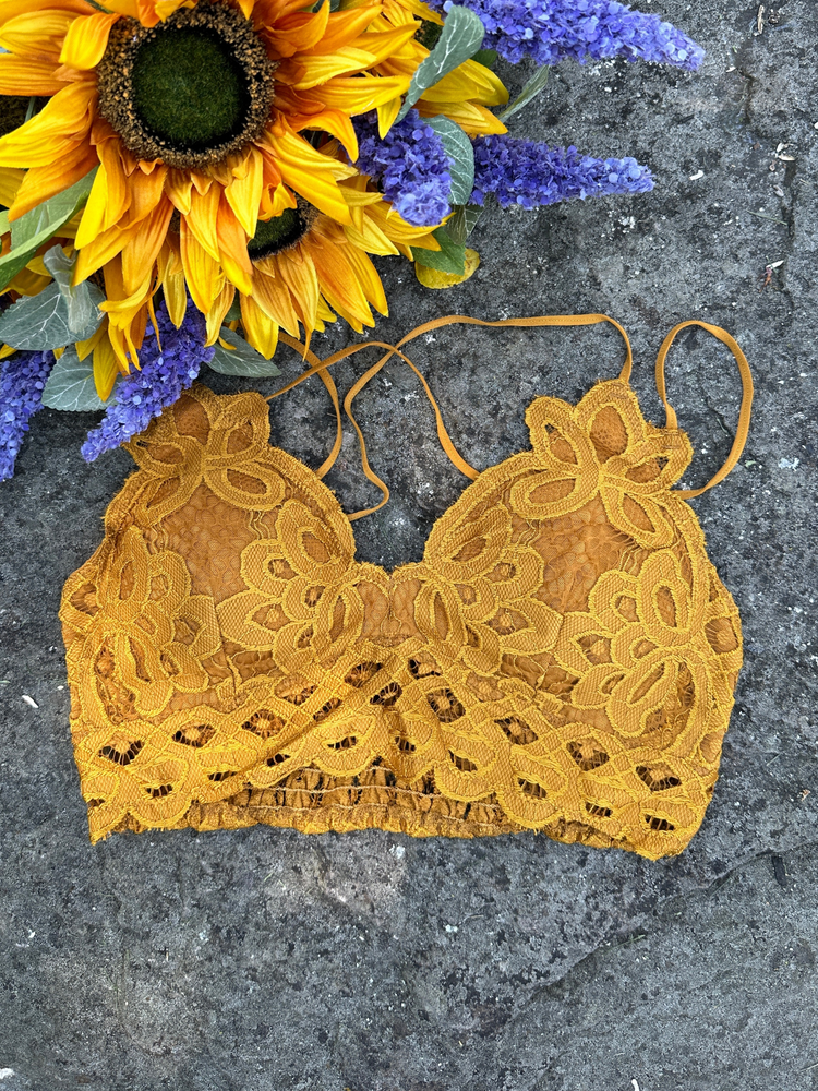 Ever So Soft Bralette in Marigold