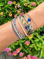 Blue & Silver Magnetic Bracelet