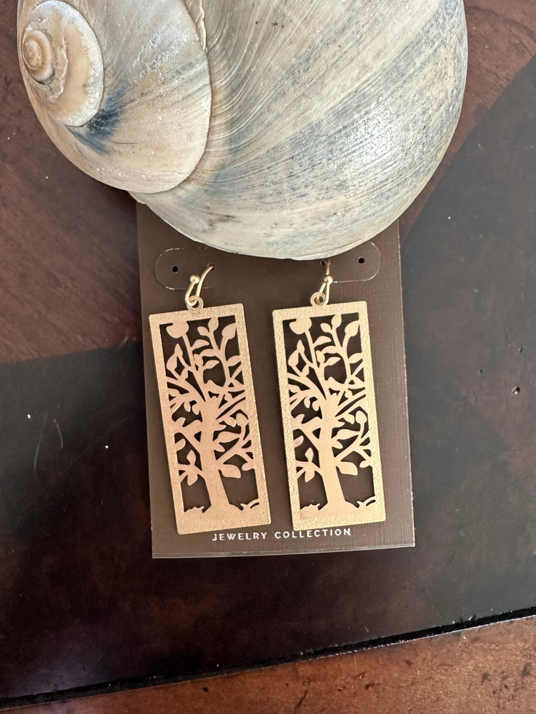 Aspen Tree Cutout Earrings