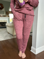 Hello Mello Carefree Threads Lounge Pants in Clay