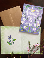 Lavender Thank You Card